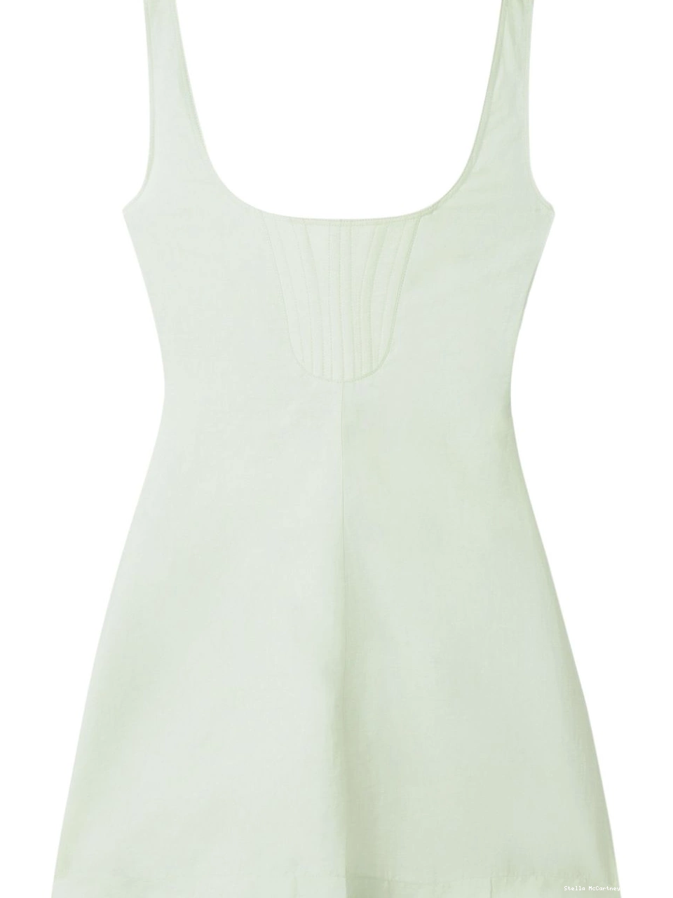 Affordable minidress McCartney ribbed-detail Women Stella sleeveless 0422